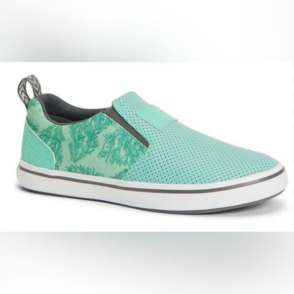 XTRATUF Salmon Sisters Mint Green Slip-On Sneakers; Size W8 - Picture 3 of 10
